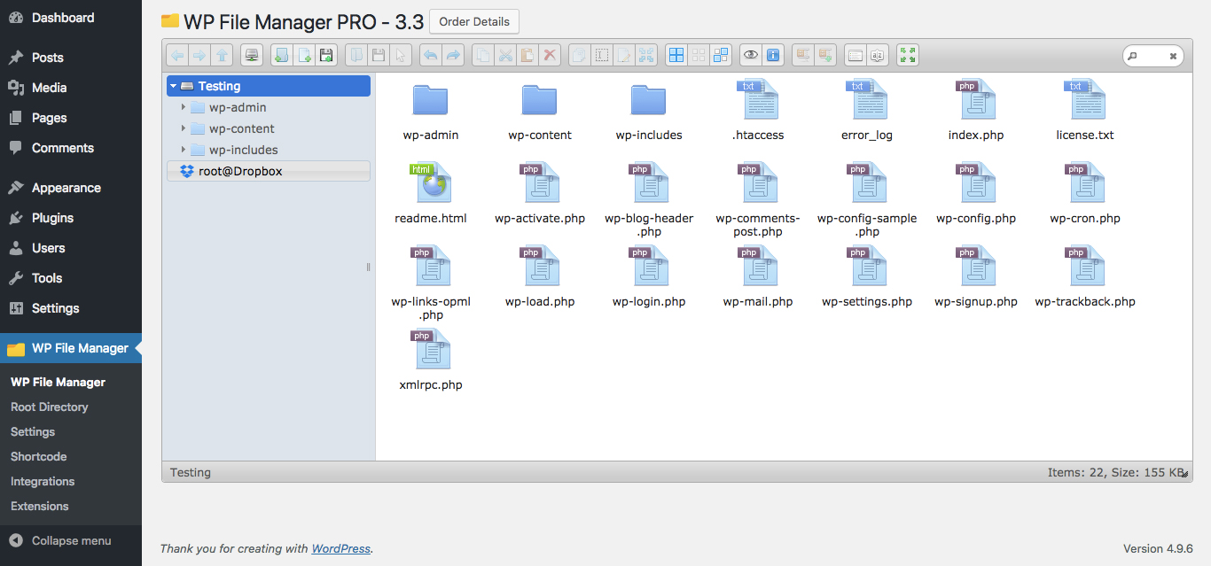 Wp File Manager